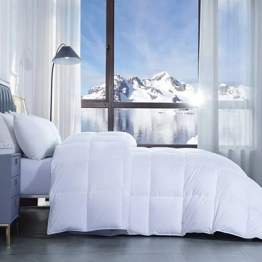 HOMBYS 100% Down Hypoallergenic Oeko-Tex Certified Oversized Queen Comforter